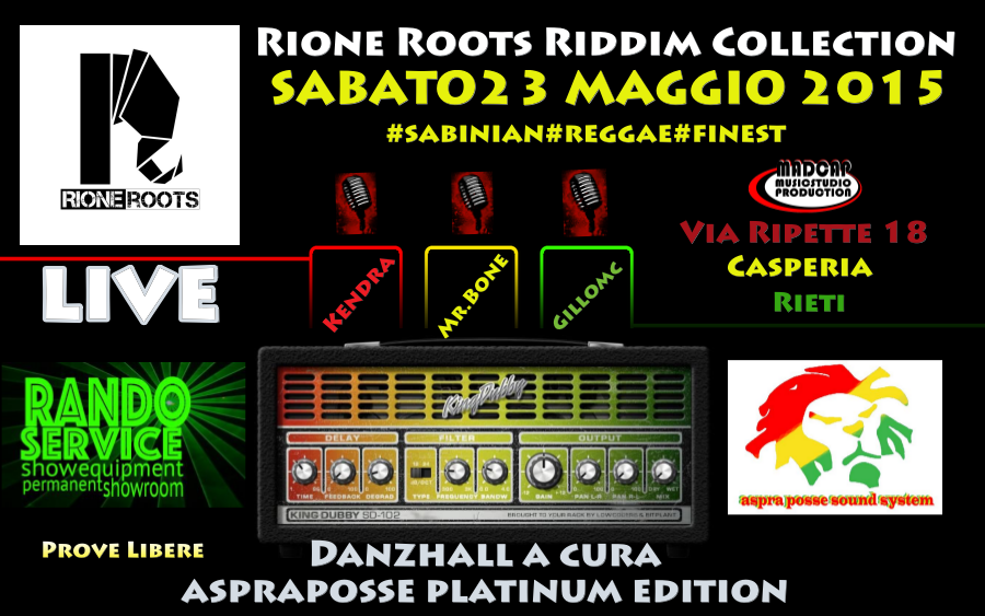 Presentazione Live Rione Roots Riddim Collection